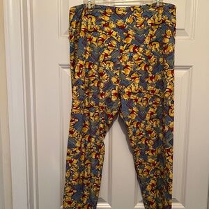 LulaRoe TC2 Disney Pooh Bear Leggings